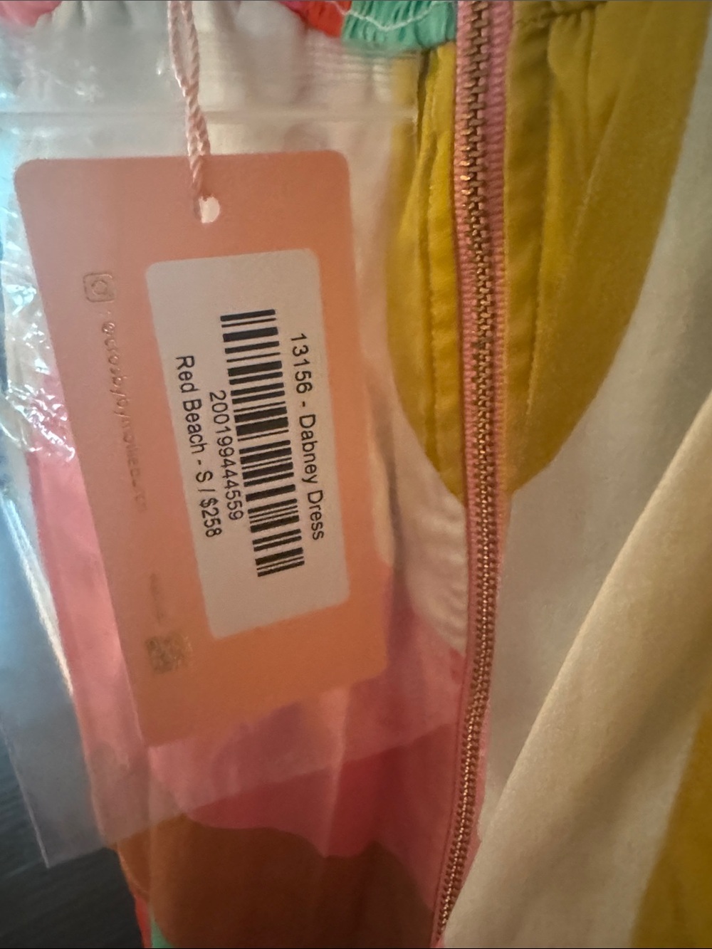 CROSBY by Mollie Burch Strapless Multicolor Tiered Sundress - Picture 4 of 7